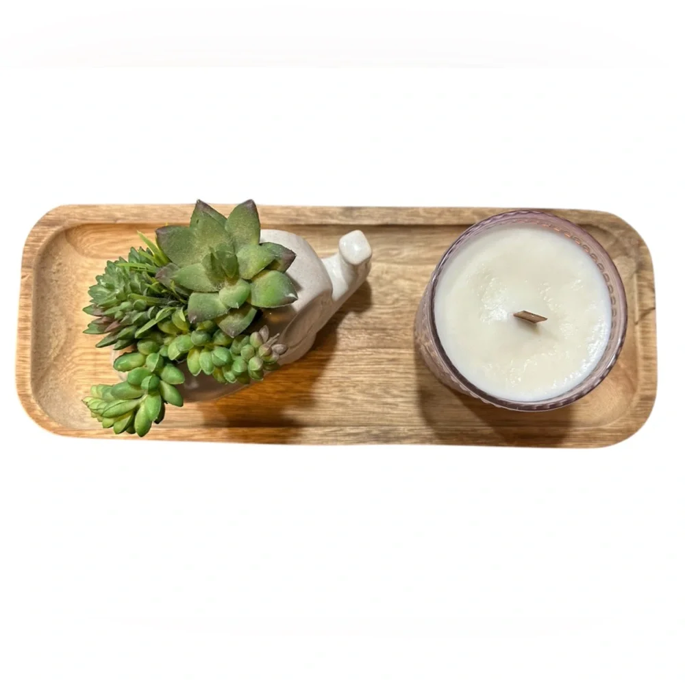 Handcrafted soy candle Eucalyptus mint NWT - Picture 2 of 3